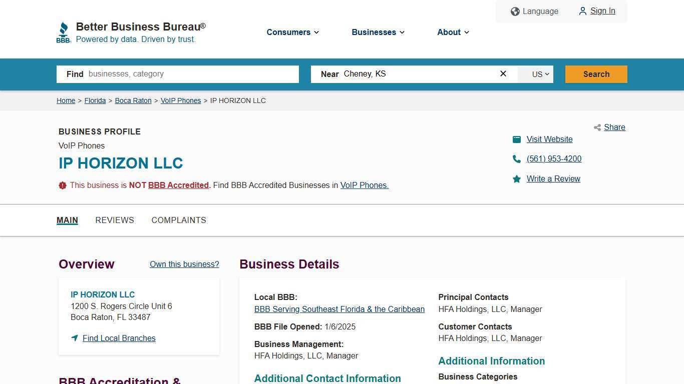 IP HORIZON LLC BBB Business Profile Better Business Bureau